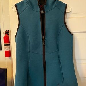 Teal Sleeveless Zip-Up Vest